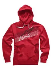 Alpinestars Underlined Pullover Fleece Hoody (M) Red