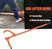 51" Steel Timberjack Tool Log Lifter Adjustable Roller Log Cant Hook w/Handle