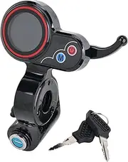 48V 6 Pin Dashboard Throttle, for Zero, for 8 9 10 8X 10X 11X, for Kugoo, M4 Electric Scooter LED Display Instrument with Key Electric Scooter Display