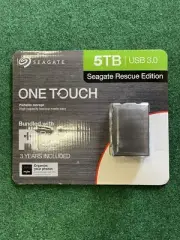 Seagate One Touch 5TB ,External Hard Disk Drive - Seagate Rescue Edition