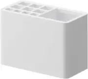 Yamazaki Film Hook, Toothbrush Stone, White, Approx. W12 x D6.5 x H8cm, MIST Too