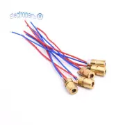 10pcs 5V red laser head laser diode copper tube 650NM 6MM