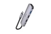 hoco HB27 Type-C multi-function converter(HDTV+USB3.0+USB2.0 - metal gray