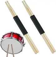 Esforzarse 2 Pairs 5A Drumsticks, Maple Wood Classic Drumsticks, Anti-Slip Professional Musical Instrument Percussion Accessories, for Jazz Drum Exercise, Percussion Instrument Practice Drum Stick