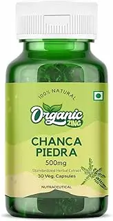 Organic Zing Chanca Piedra 500mg - 30 Caps