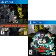 My Hero One's Justice & 2 PS4 Brand New Game Bundle (2018/2020 Fighting)