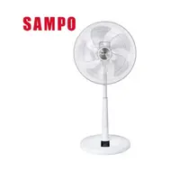 在飛比找momo購物網優惠-【SAMPO 聲寶】18吋五片扇葉DC節能微電腦立扇風扇 附