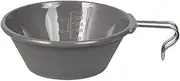 zolyet Easy Washing PBT Sierra Bowl 250ml Large Picnic Tableware Portable Barbecue Hiking Camping Bowl Picnic Cookware Grey