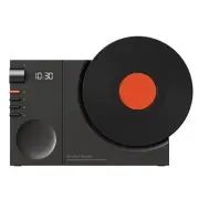 Vinyl Bluetooth Speaker Retro High-Quality Mini Audio Portable Clock4674