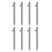 8pcs Quick Release Spring Bar 22mm Width 1.8mm Dia Stainless Steel Watch Pins