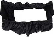 Black Air Conditioner Dust Cover Kit 3P Hanging Water Harvesting Protector for Home Office Hotel Building