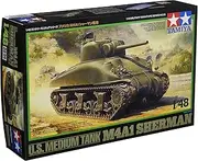 Tamiya 1:48 Scale US M4A1 Sherman Tank Model Kit