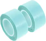 AUTSUPPL 2 Pcs Double Sided Tape for Hair Extensions Dark Brown Wig Tools Hair Extension Tape Tabs Double Sided Adhesive