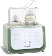 Baby Bottle Warmer, Bottle Warmer 6-in-1Fast Baby Food Heater&Defrost BPA-Free Warmer with LCD Display Accurate Temperature Control for Breastmilk or Formula