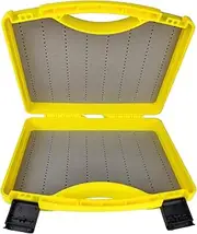 (Yellow) - Riverruns Streamer Fly Box SF-I Click Lock Large Streamer Fly Box 9.5X7X2.5 inch/ 242X180X64mm Fly Fishing