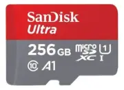 Micro SD Memory Card 256GB 100MB/s Read Speed U1 UHS I Class 10 With SD Adaptor