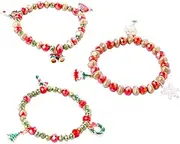 [SHERCHPRY] Holiday Jewelry Snowman Candy Bracelet Multiple Styles Perfect for Christmas Parties