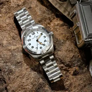 【HAMILTON 漢米爾頓】卡其陸戰遠征 Expedition 腕錶 41mm(自動上鍊 中性 鋼帶 H70315110)