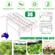 36 Sites Hydroponic Grow Tool Kits Vegetable Garden System with Water Pump Home