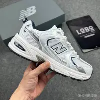 在飛比找蝦皮購物優惠-New Balance 530 白色灰色運動鞋(NBL 白色