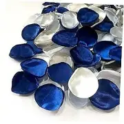 Blue Rose Petals,Dusty Blue Flower Petals,Silk Rose Petals French Dusty Blue