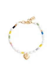 Coach Glass Pearl Beaded Bracelet - Multicoloured ONE SIZE