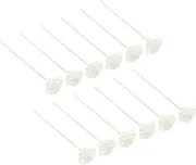 Ciieeo 12Pcs Decorative Aroma Diffuser Sticks Fragrance Refill Sticks with Flower Shaped Design for Home Decor Relaxation Air Refreshing Living Room Bedroom Office More