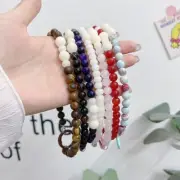 Magnificent Easy to Attach Natural Stone Phone Wrist Strap for IPhone 14 Pro Max