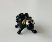 Sheep~Collectible Hand Blown Art Glass Figurine~Handmade Tiny Animal~NEW