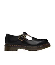 Dr. Martens Polley Mary Jane Flat Shoes UK6.5,UK5,UK4,UK3 Black