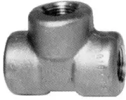 Capitol Manufacturing 12201020 1/2" NPT Steel Threaded Tee