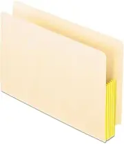 Pendaflex 22823 Manila Drop Front Shelf File Pockets, Straight Cut, 10 Pockets, Legal, Manila