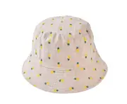 C48 Ladies Summer Pineapple Cloth Hat Foldable Double-sided Fisherman Hat Cute Fashion Basin Hat All-match Vacation Travel Hat