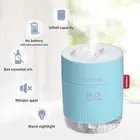 Blue Small Humidifiers,500ml Desk HumidifiersWhisper-Quiet Operation Spray Mode