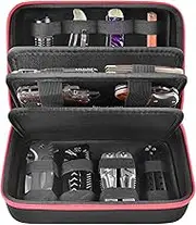 Pocket Knife Display Case for Butterfly Knives, 24+ Folding Knife Collection Storage Organizer Holder, Small Knives Protector Box for Tactical/Hunting/EDC/Survival/Outdoor Mini Knife, Black, Classic
