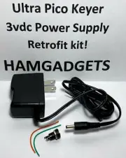 Ultra Pico Keyer CW Morse Code ULTRA-PK 3VDC POWER SUPPLY RETROFIT KIT for UPK