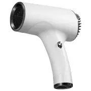 Portable Rechargeable USB Cordless Ionic Hair Dryer Versatile Hairdressing Tools - White