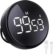 Digital Kitchen Timers，Strong Magnetic Digital Timer, Accurate Countdown Timer, Large LED Display Kitchen Timer, Large Volume Adjustable for Home, Classroom,Office,Children,Elderly