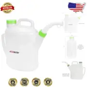 10L Translucent Oil Jug with Spout - No-Spill Fluid Container for Automotives