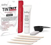 Godefroy Hair Color Kit for Spot Coloring, Covers Up Gray Hairs, Natural Black, 4-Applicaion Kit