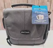 Phototools Pacific Series Mirrorless Camera Bag Padded w/Straps Light Gray New