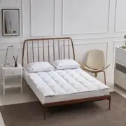 Beautyrest Mattress Topper Queen Cotton Blend 90-Feather10-Down Fiber White