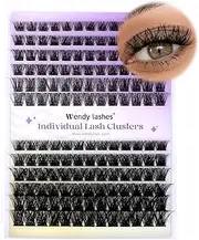 Cluster Lashes Extensions Individual Lashes D Curl Fluffy Lash Clusters Soft DIY Eyelash Extensions Matte Black Mixed False Eyelashes（Fashion/Warm-0.07D,12-16mm Mixed）