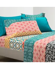 Lush Decor Bohemian Stripe Soft Sheet Set
