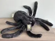 Spider Shaped Black Halloween Pillow. Cynthia Rowley. New!