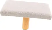TOPPERFUN Seiza Prayer Bench with Cushion Wood Meditation Stool Versatile Kneeler Chair for Yoga Prayer and Balance Exercises Stylish Beige Design Suitable for Various Uses