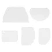5 Pcs Plastic Scraper Environmentally Friendly Cake Decorating Tool