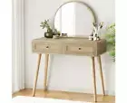 Dressing Table Set Rattan Frances