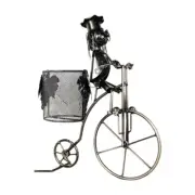 Bike Shape Wines Bottles Holder Display Stand Shelf Desktops Wines Rack