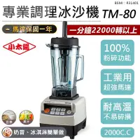 在飛比找Yahoo!奇摩拍賣優惠-【小太陽專業調理冰沙機 TM-80】果汁機 研磨機 電動果汁